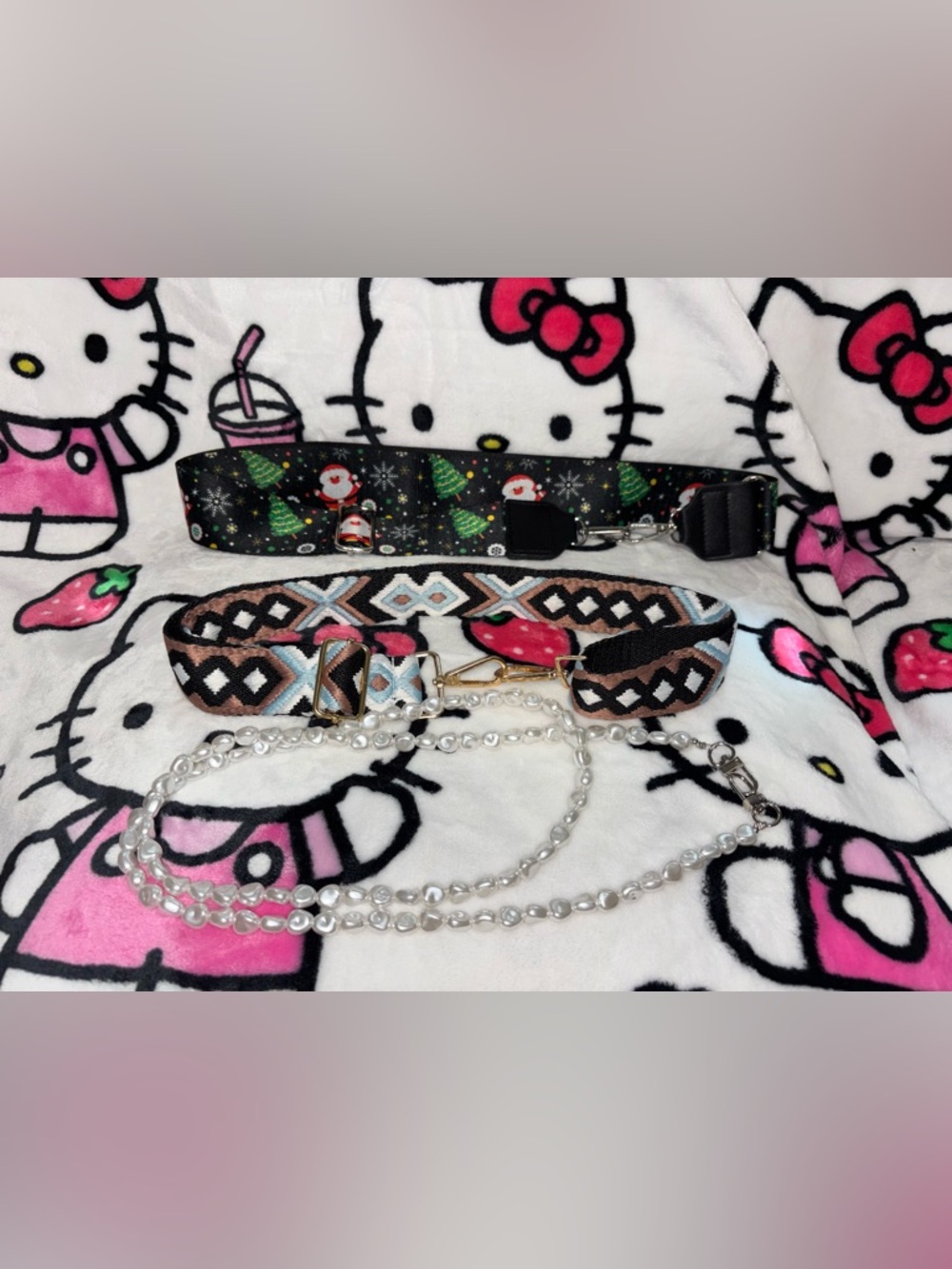 Multiple purse straps bundle